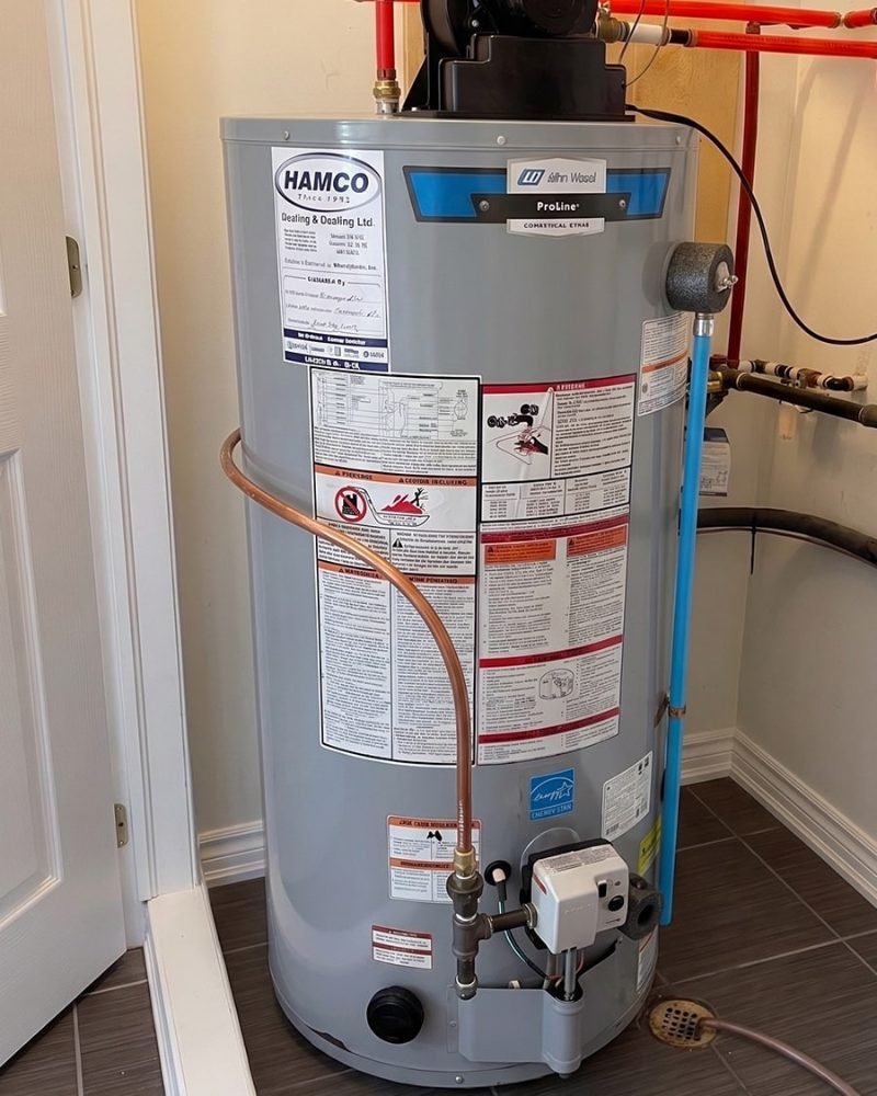 water heater replacement project in Niagara Falls